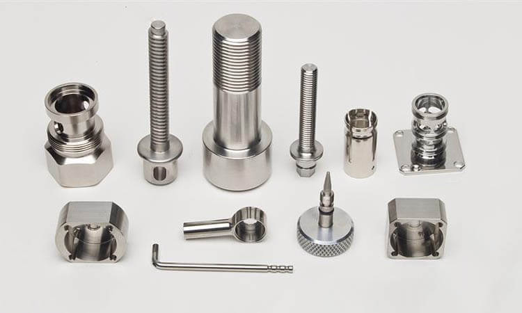 CNC machine processing 6063 aluminum parts with precision tooling
