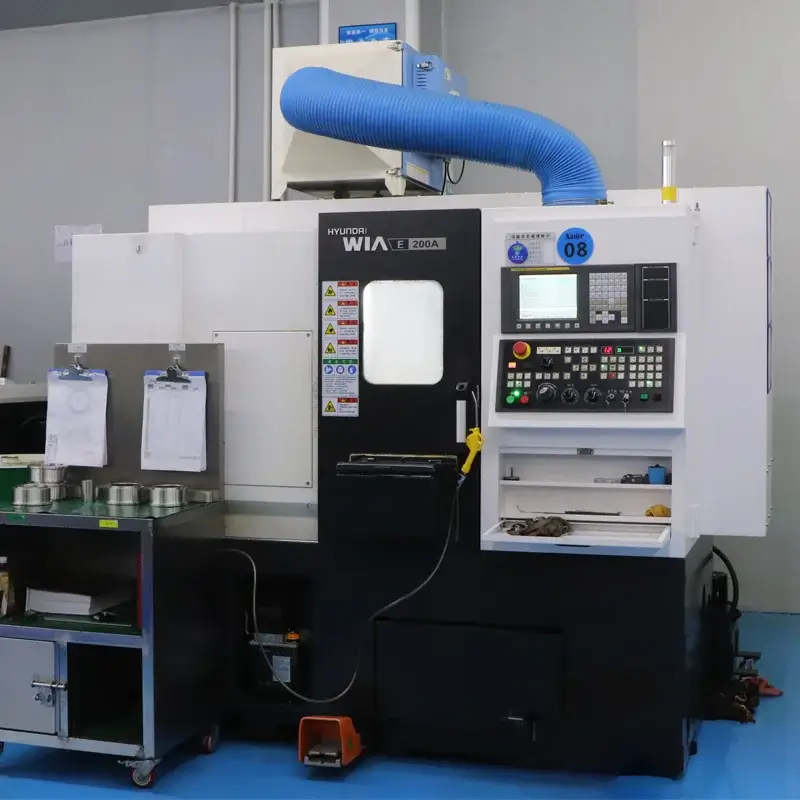 Modern CNC mechanical workshop with various machines